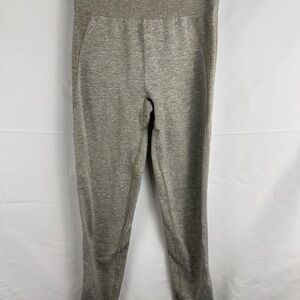 Gymshark Gray Leggings, greenish color